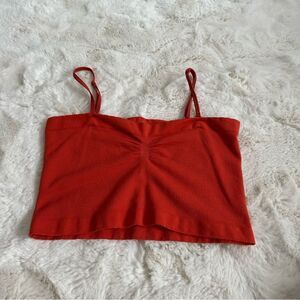 By Anthropologie medium/large orange Cami tank top